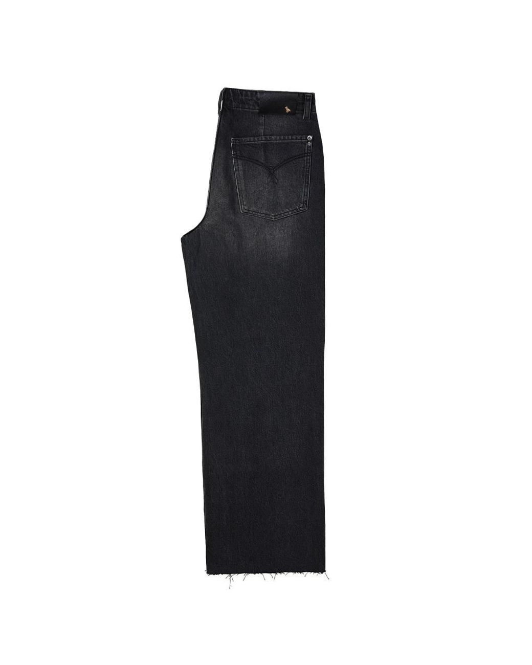 Patrizia Pepe Black Wide Jeans