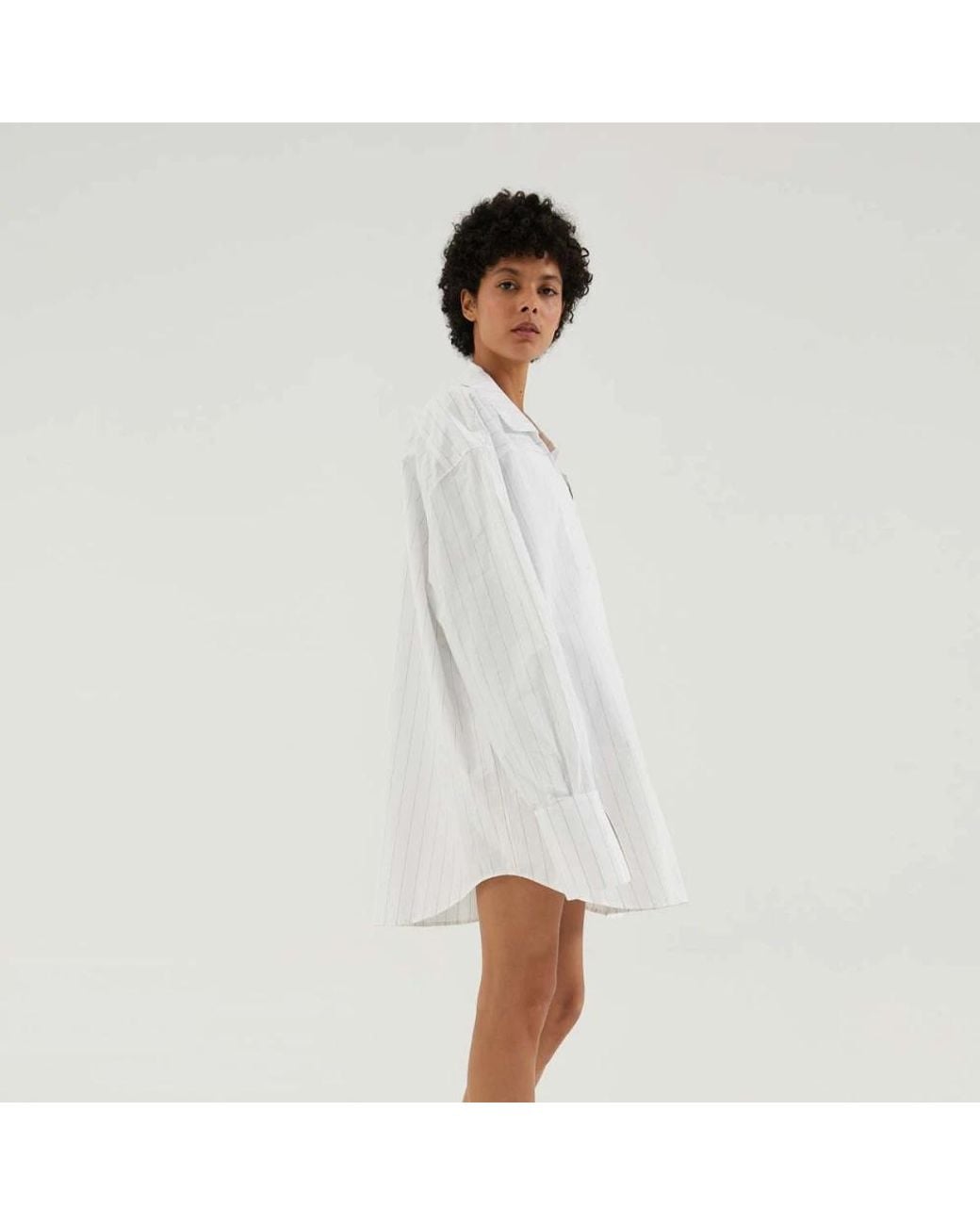 1989 STUDIO White Shirt Dresses