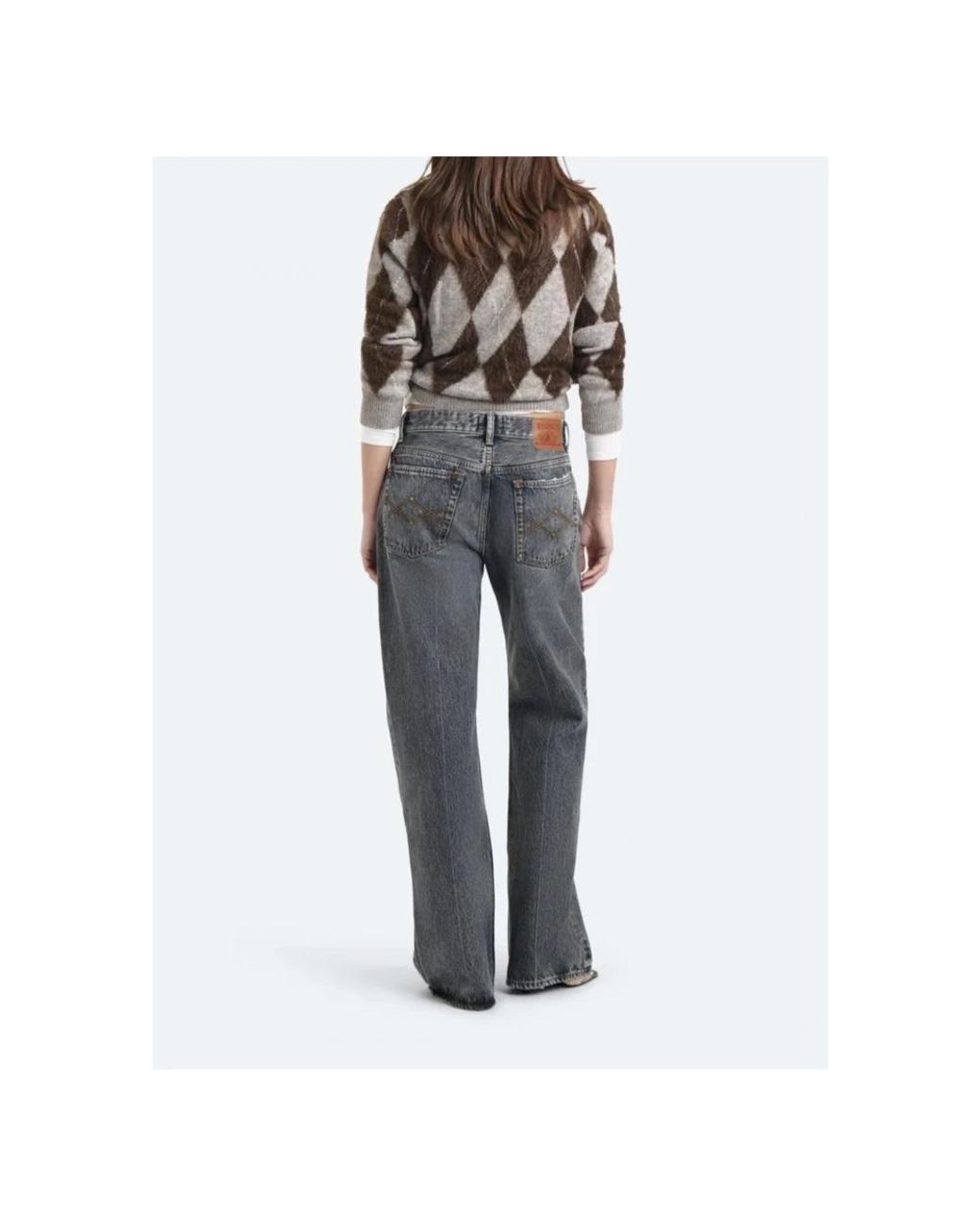 Washington DEE-CEE U.S.A. Gray Wide Jeans