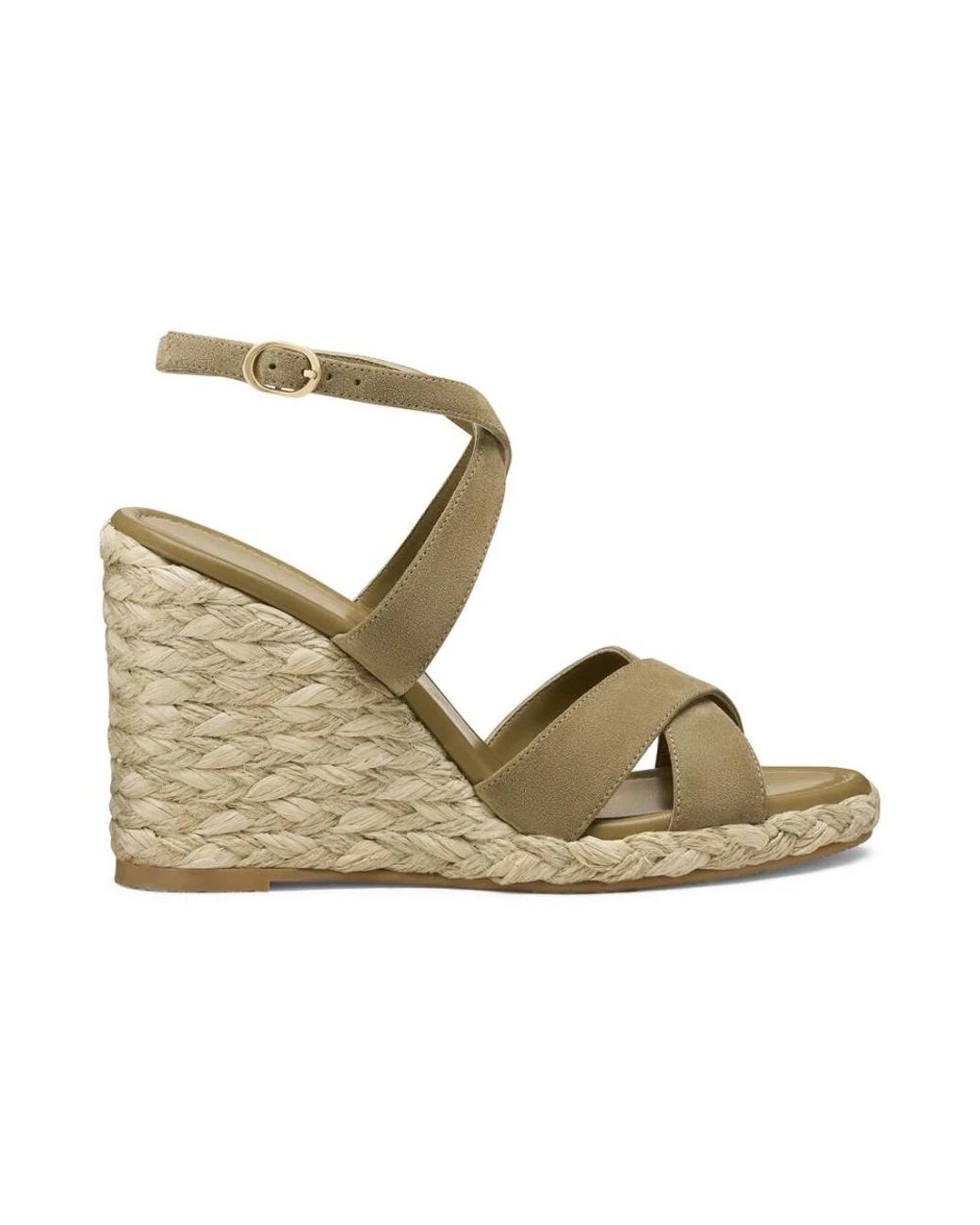 Stuart Weitzman Metallic Wedges