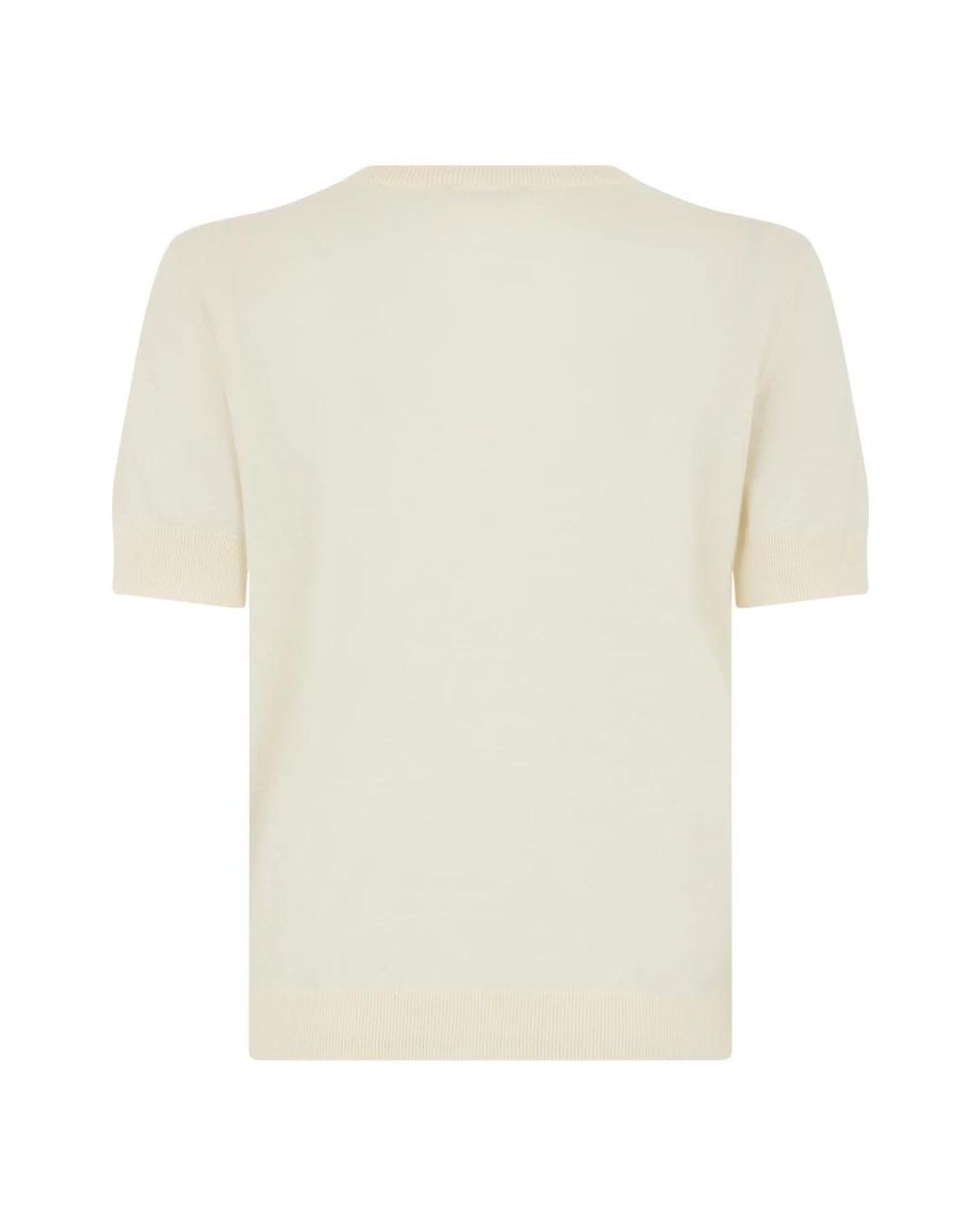 Emporio Armani Natural Round-Neck Knitwear