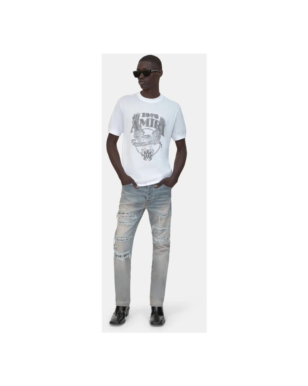 Amiri White T-Shirts for men