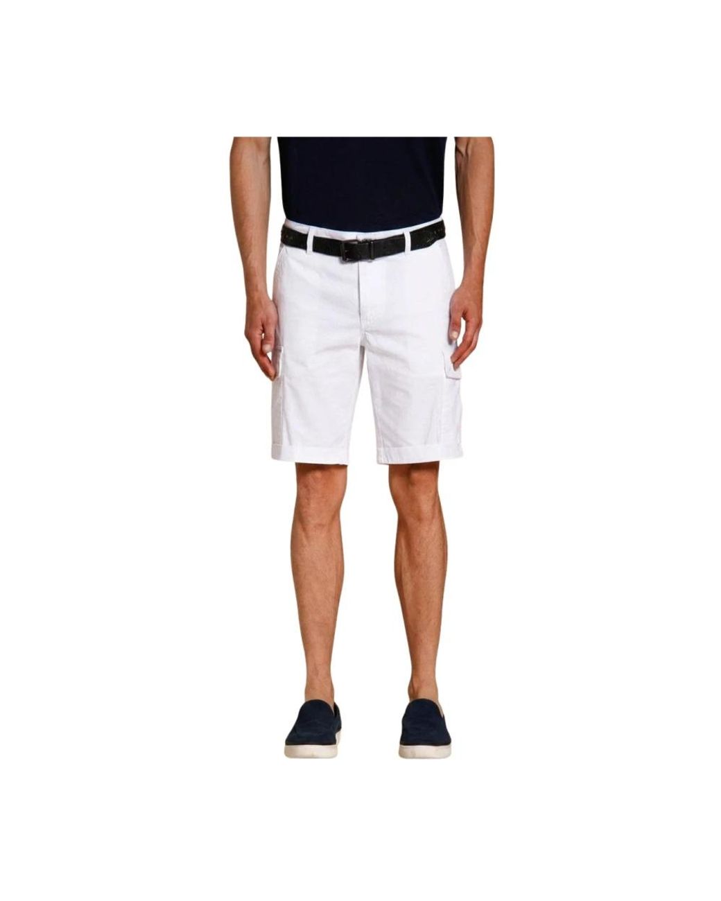 Mason's Black Casual Shorts for men