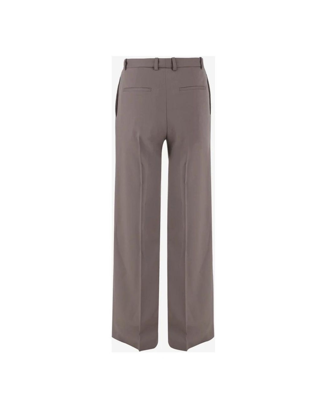 Jil Sander Gray Wide Trousers