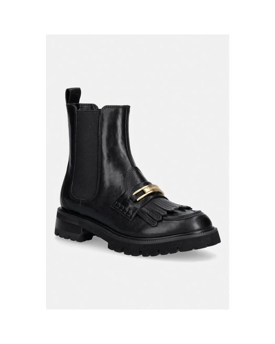 Twinset Black Chelsea Boots