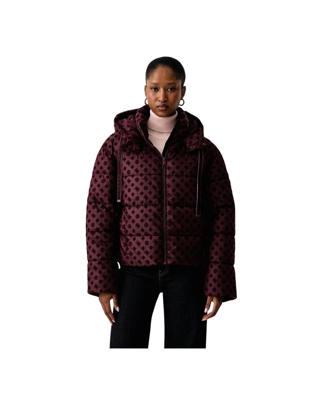 Winter Jackets Guess en coloris Red