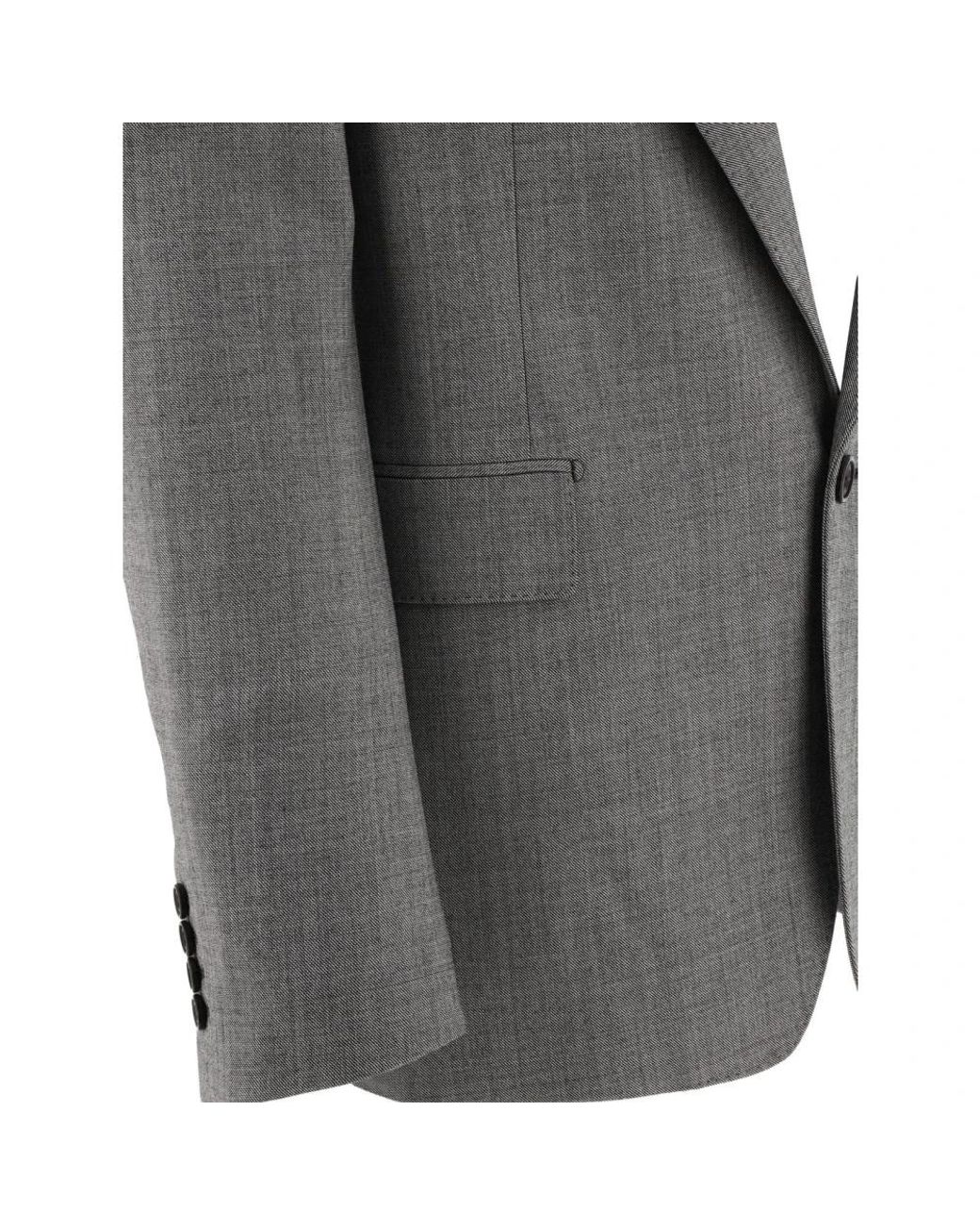 McQueen Gray Wool Blazer for men