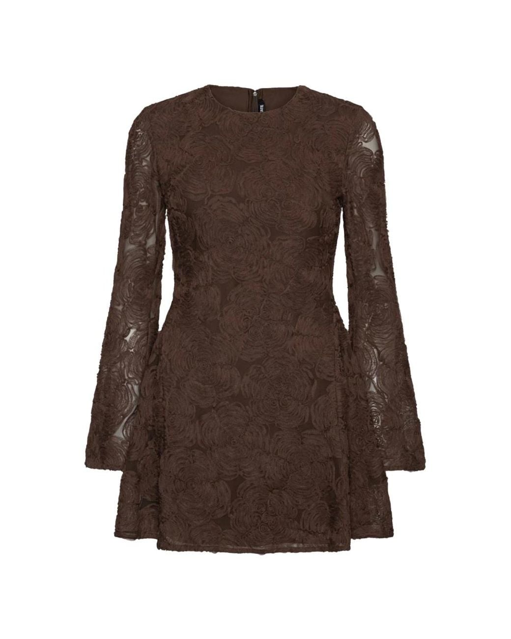 ROTATE BIRGER CHRISTENSEN Brown Short Dresses