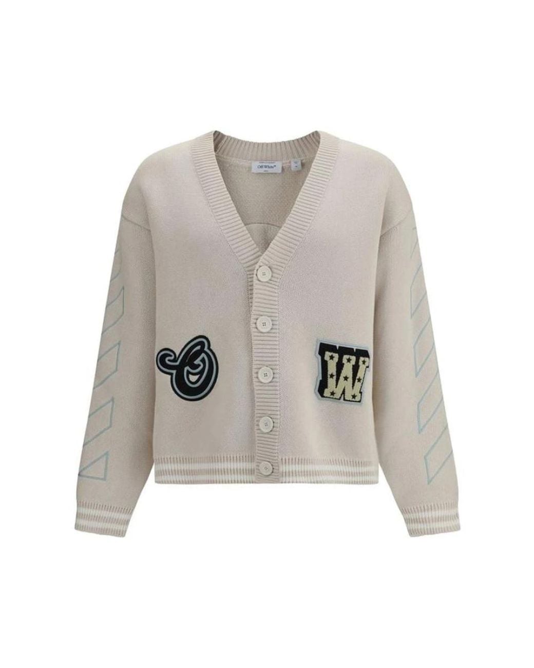 Off-White c/o Virgil Abloh Gray Cardigans for men