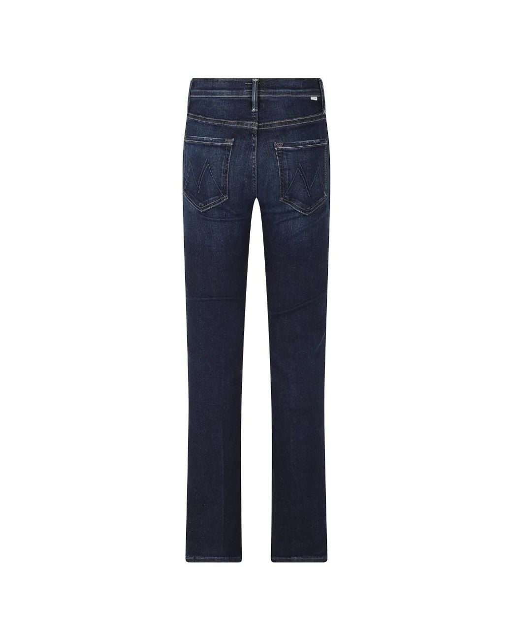 Mother Blue Straight Fit Jeans