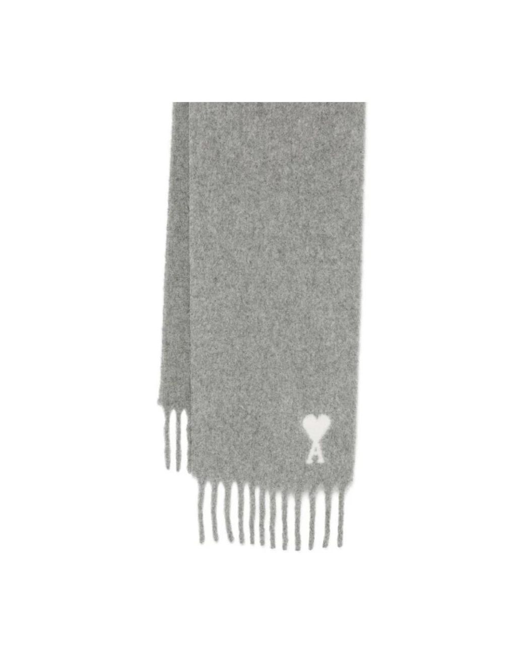 AMI Gray Winter Scarves