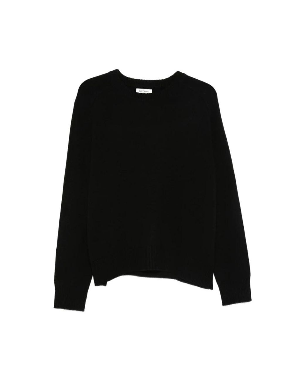 Soft Goat Black Cashmere Knitwear