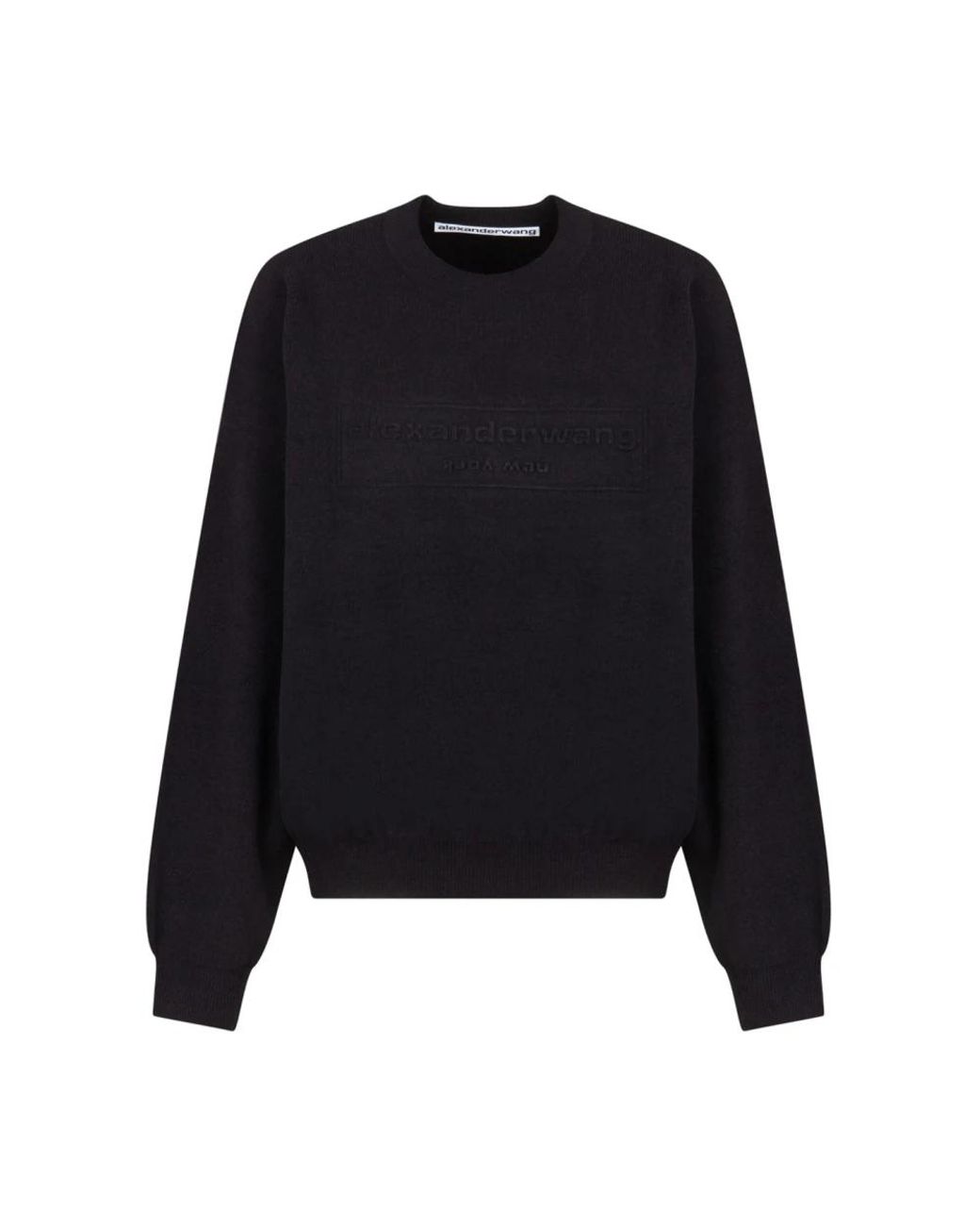 Alexander Wang Black Round-Neck Knitwear