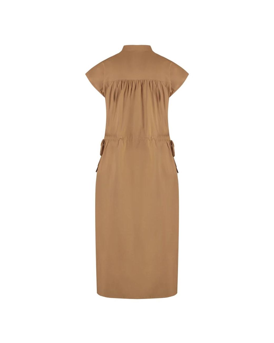 Yves Salomon Brown Midi Dresses