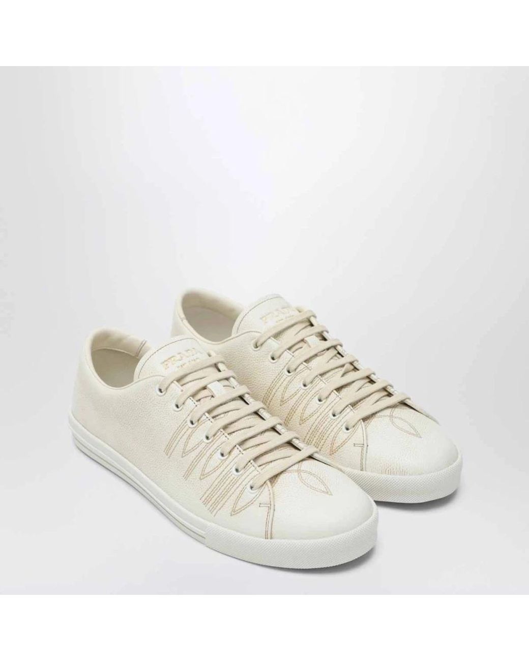 Prada Natural Sneakers for men