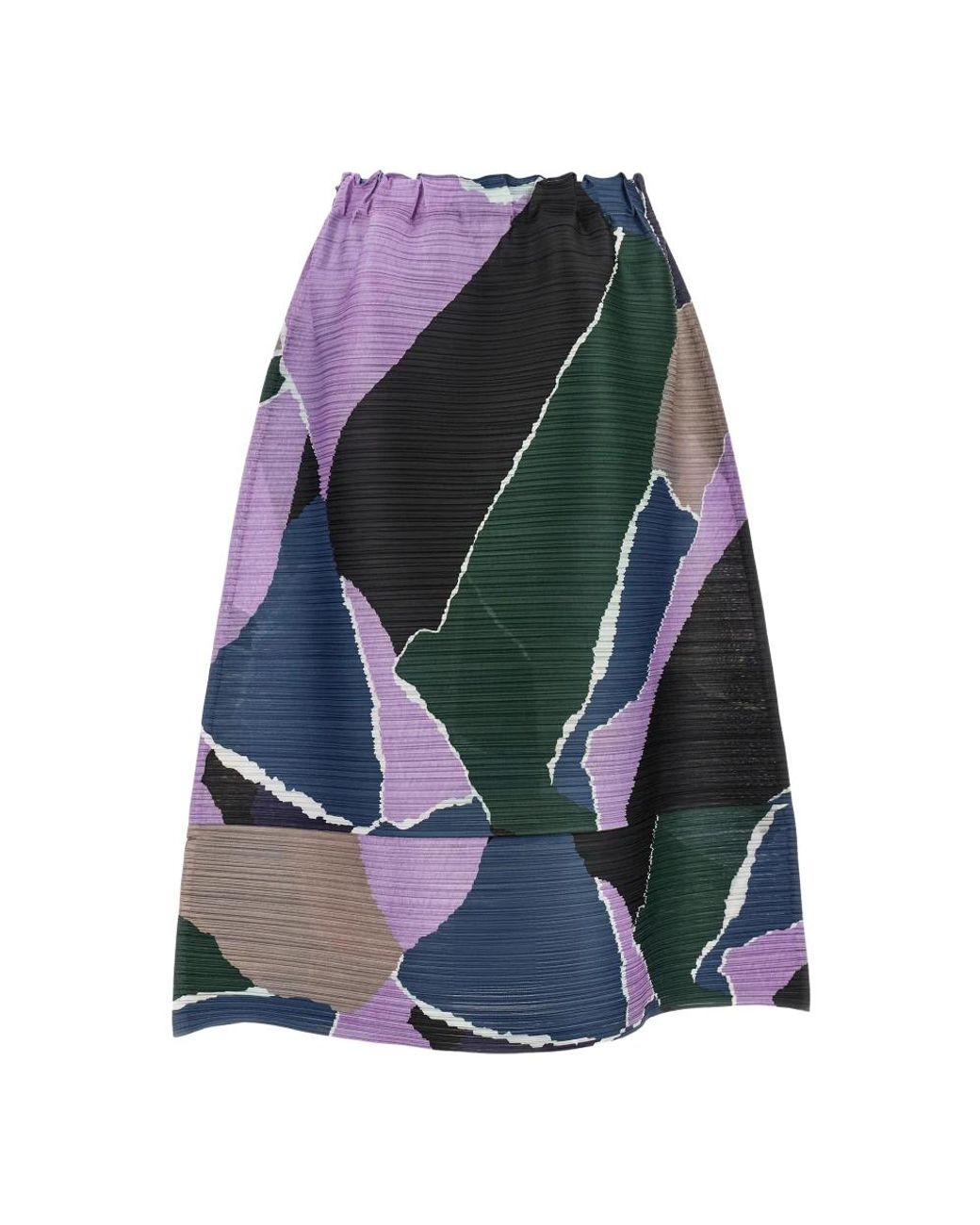 Issey Miyake Blue Midi Skirts