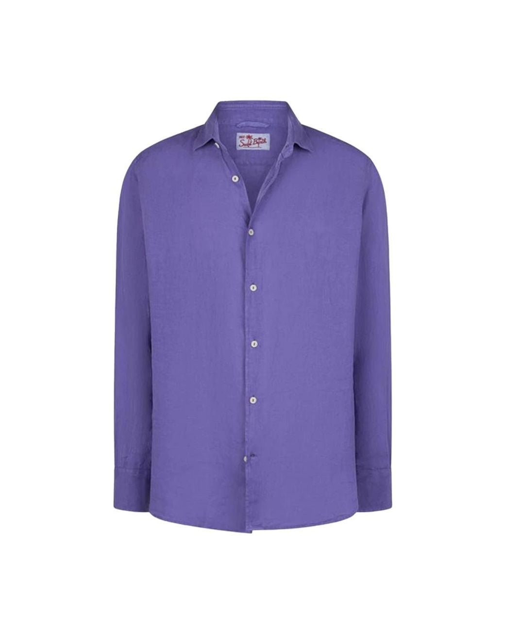 Mc2 Saint Barth Purple Casual Shirts for men