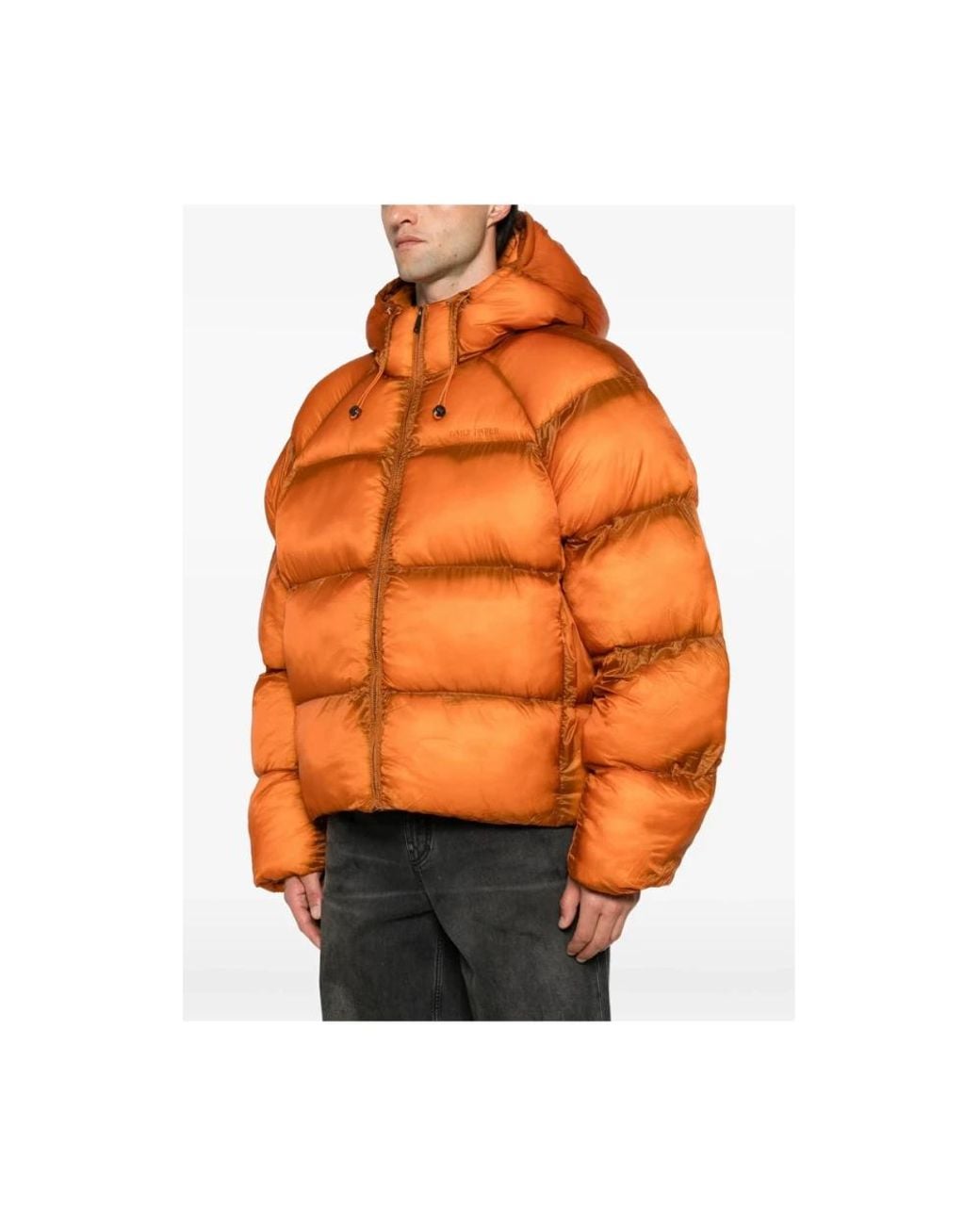 Daily Paper Orange Winter Jackets for men