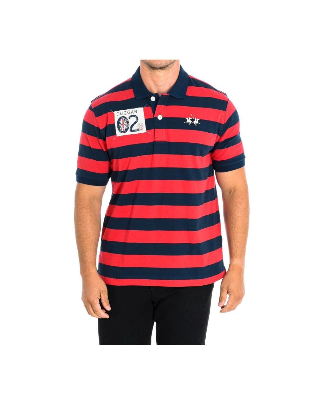 La Martina Red Polo Shirts for men