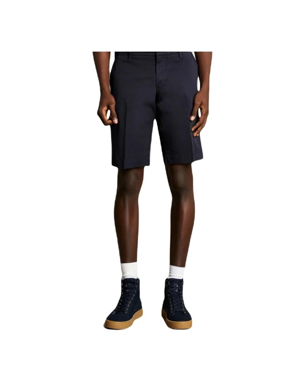 Fay Blue Casual Shorts for men