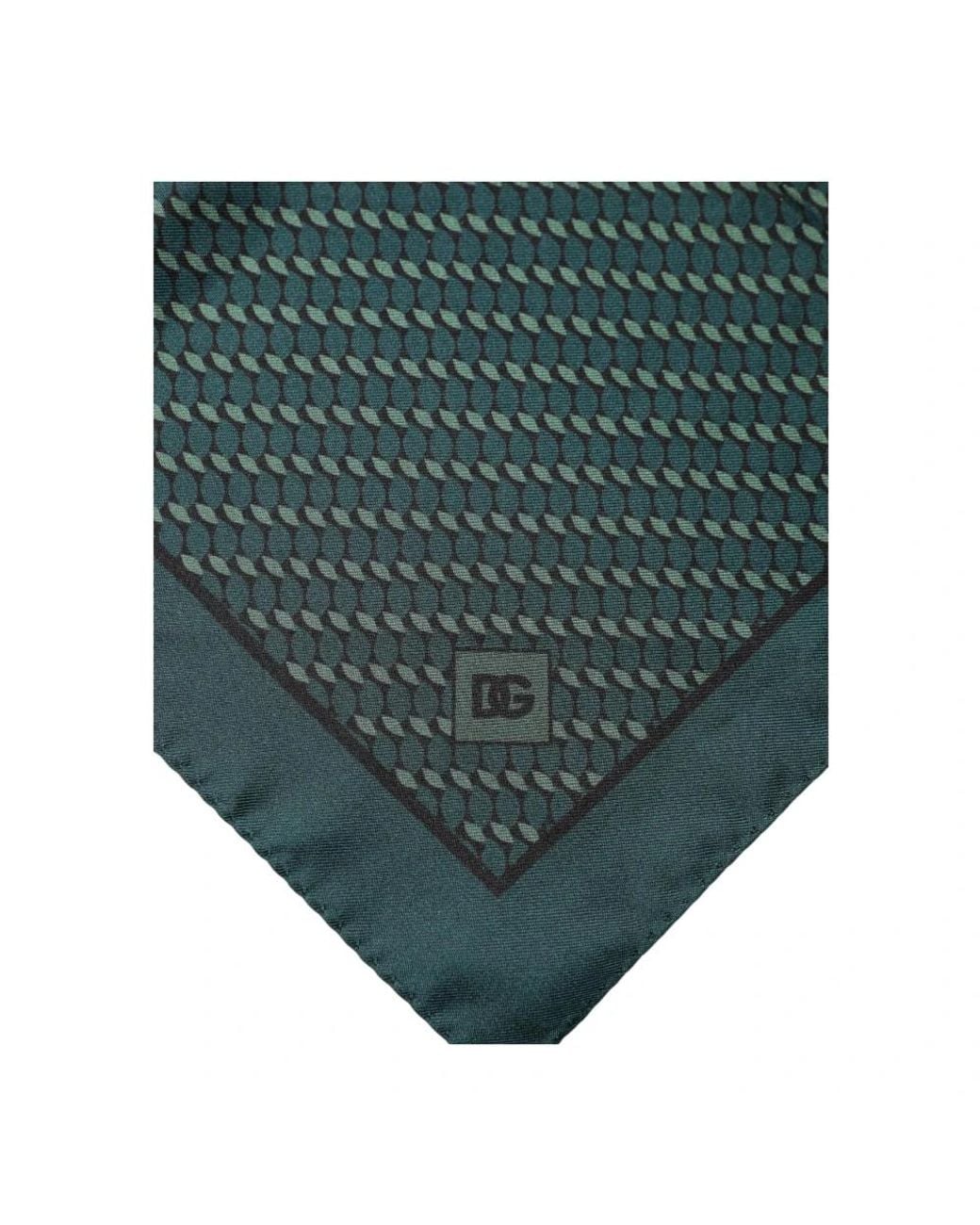 Dolce & Gabbana Green Handkerchiefs for men