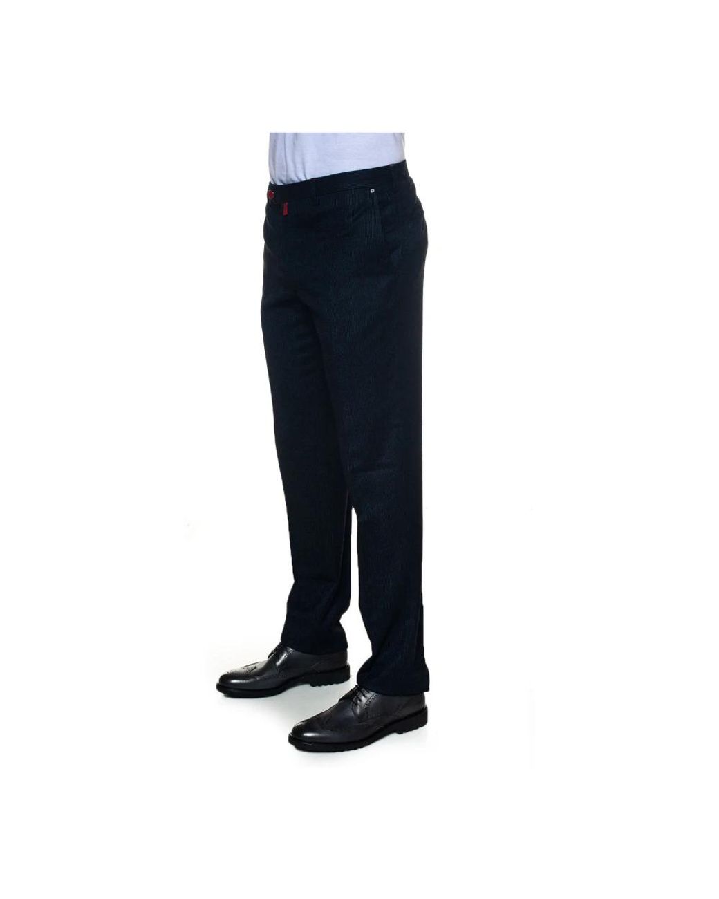 Kiton Erweitern Sie Ihre Garderobe mit klassischen gestreiften Hosen in Blue für Herren