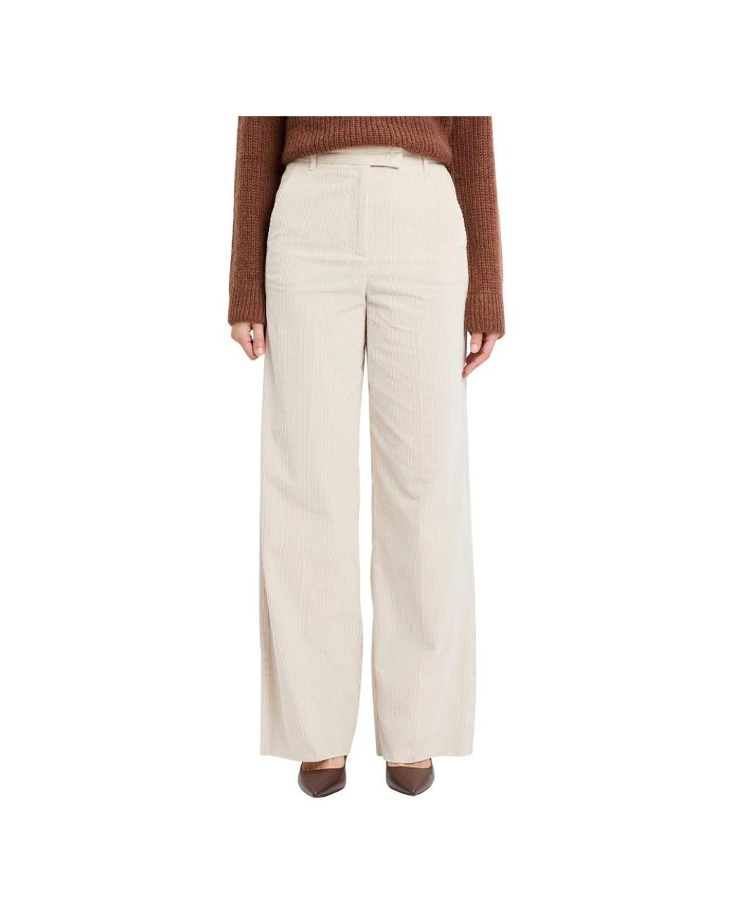 Marella Natural Wide Trousers