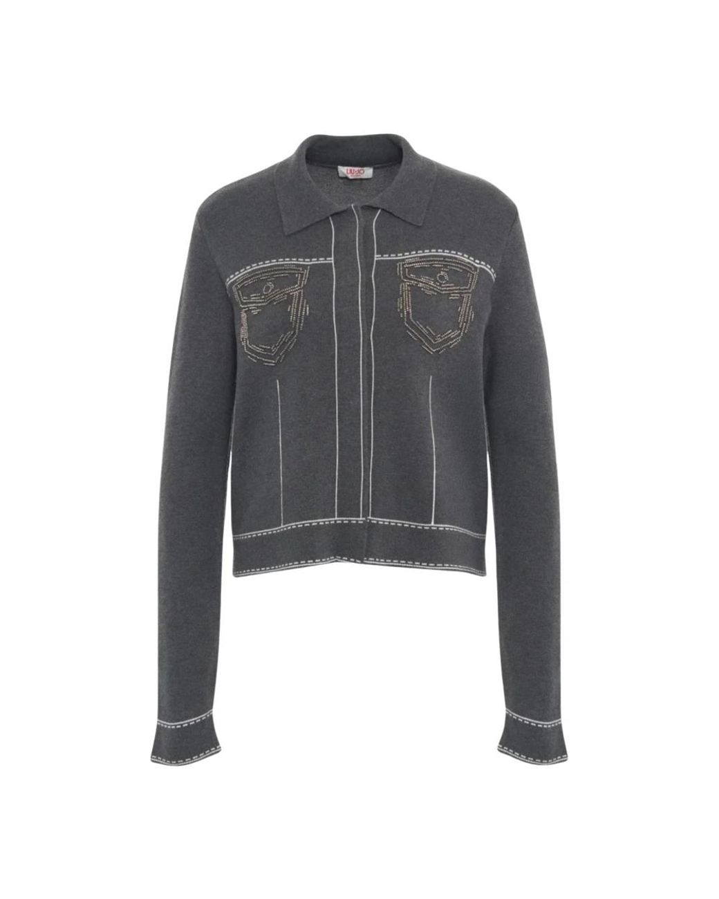 Cardigans Liu Jo en coloris Gray