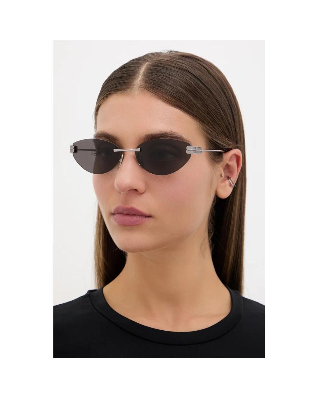 Balenciaga Gray Sunglasses