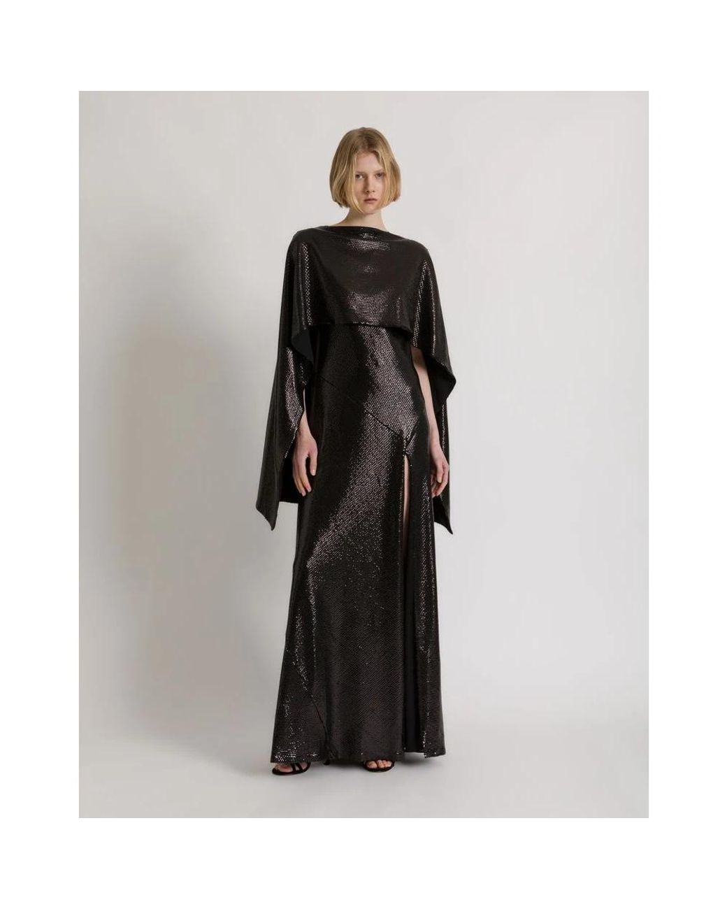 Alberta Ferretti Black Ponchos