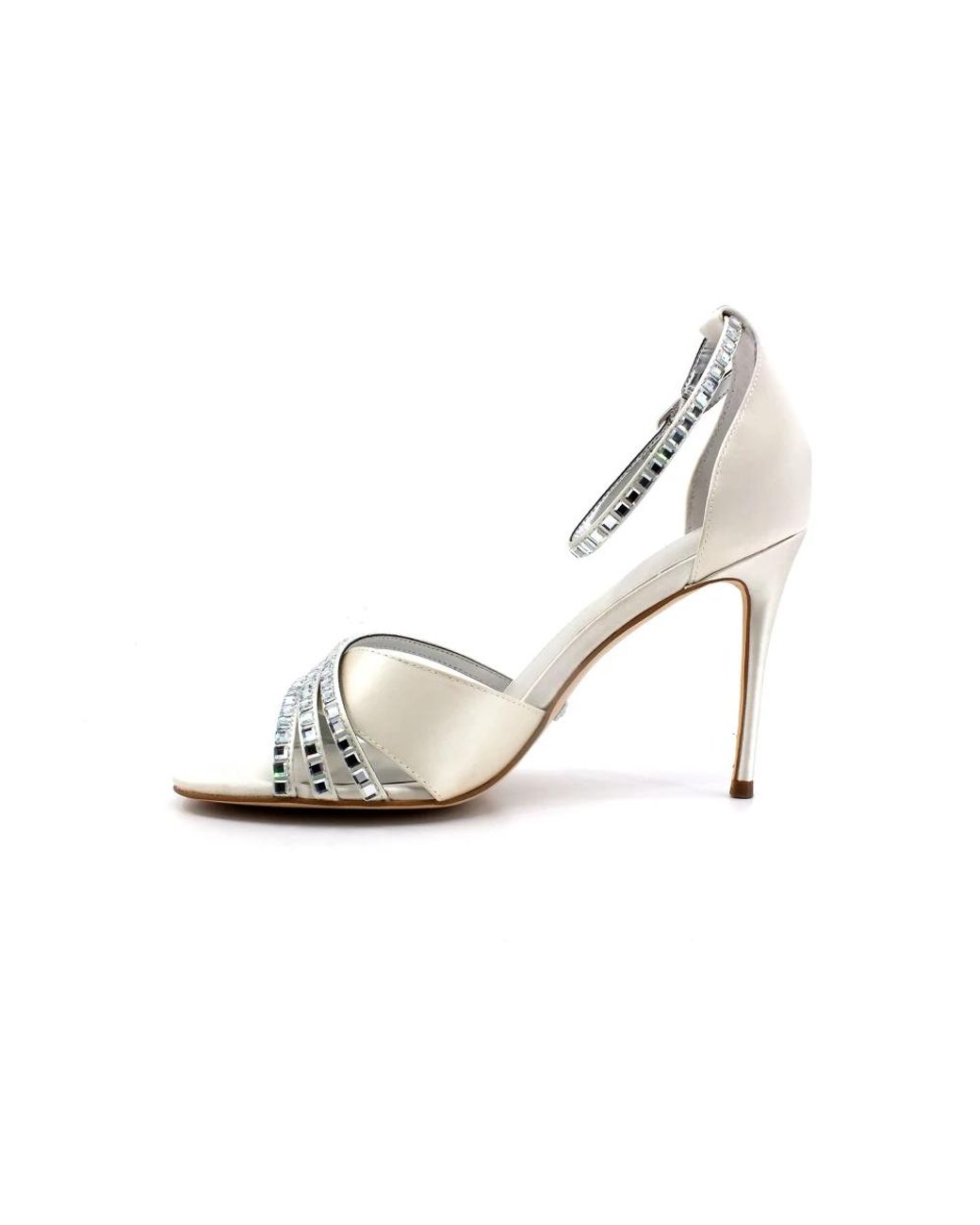 Guess White High Heel Sandals