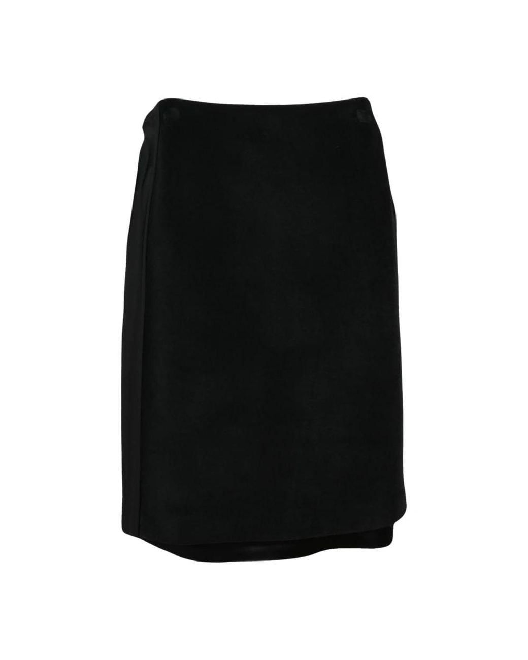 Jil Sander Black Short Skirts