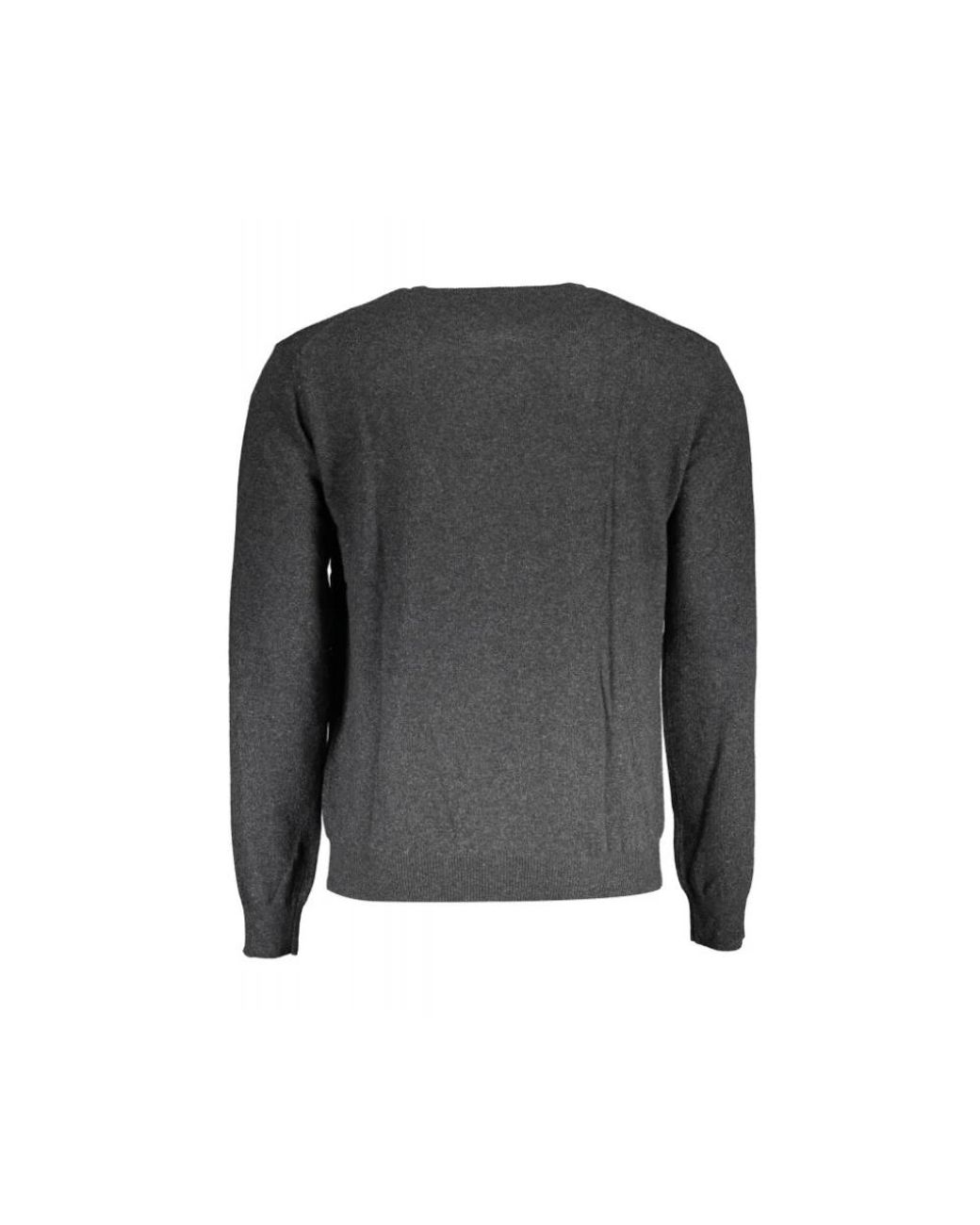 La Martina Gray Round-Neck Knitwear for men