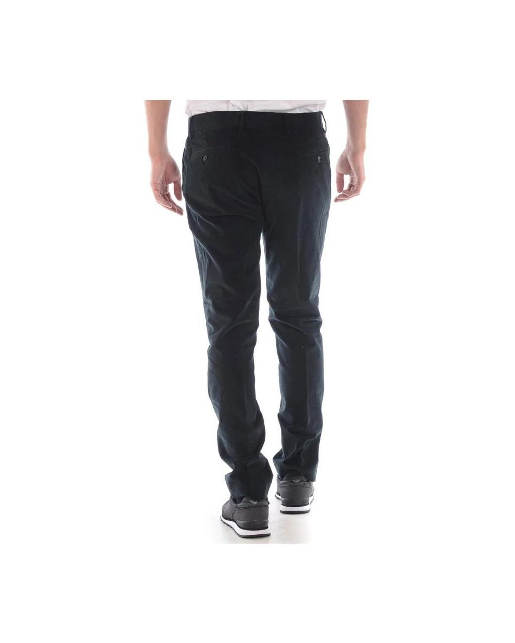 Daniele Alessandrini Blue Slim-Fit Trousers for men