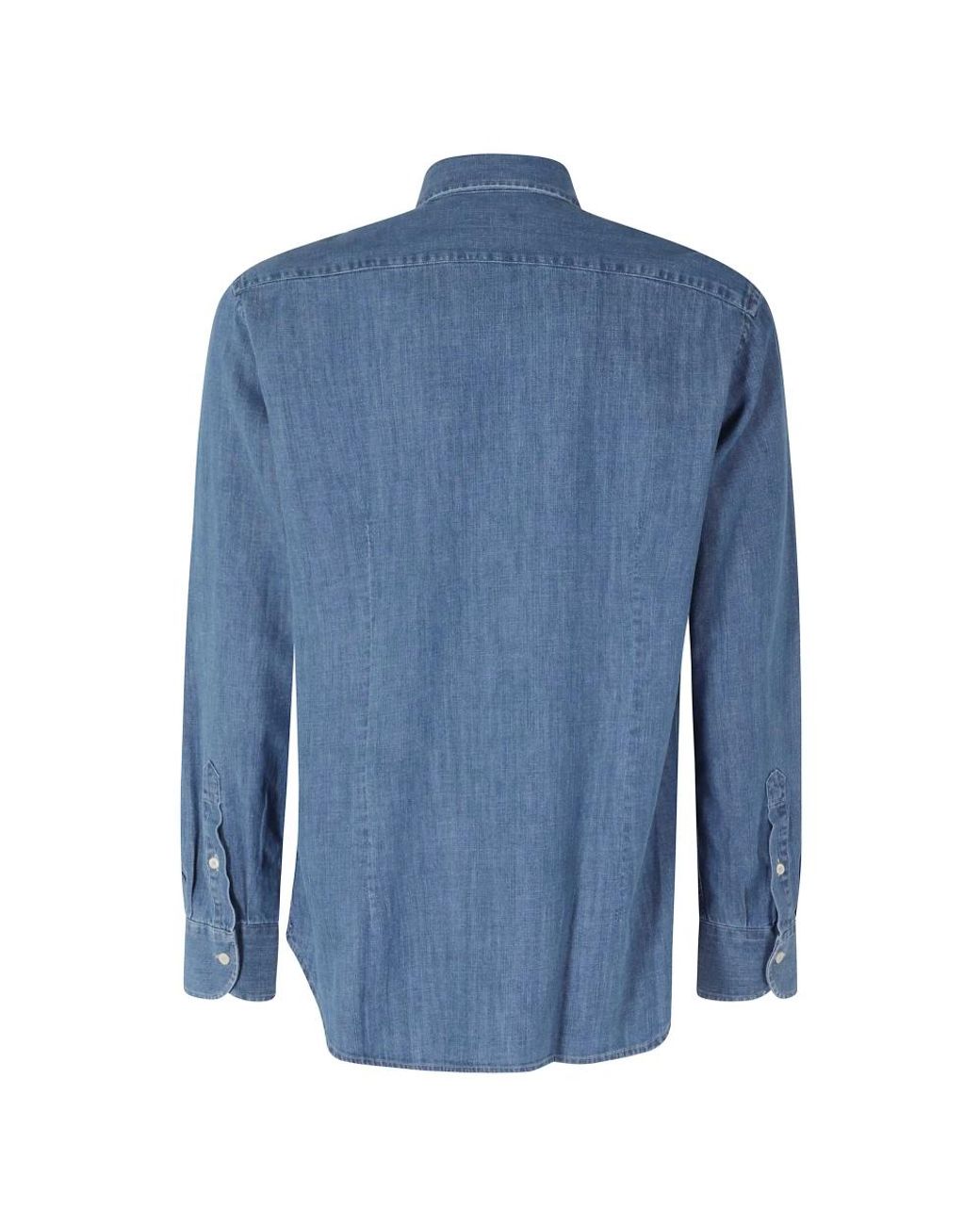 Seventy Blue Denim Shirts for men