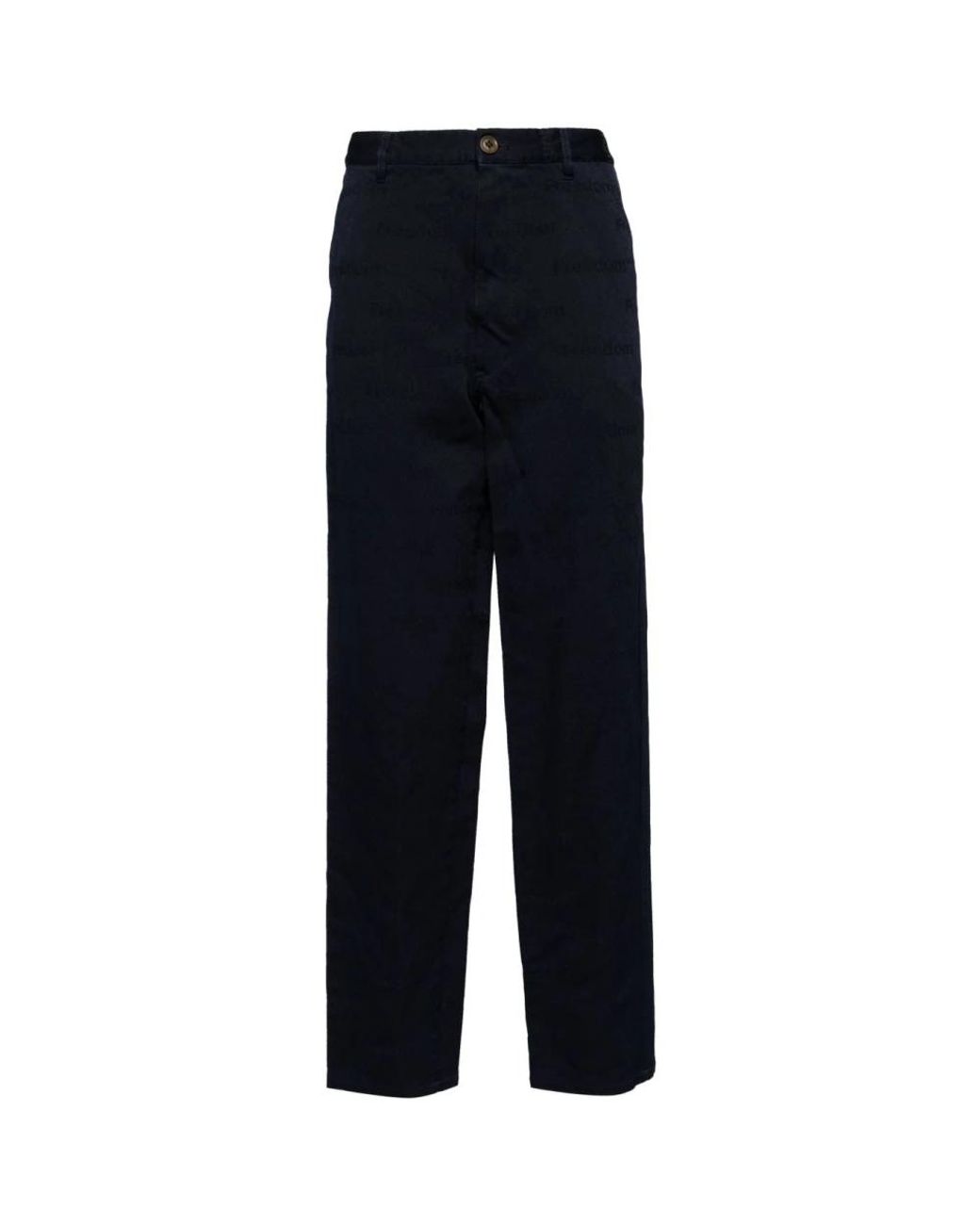 Comme des Garçons Blue Straight Trousers for men