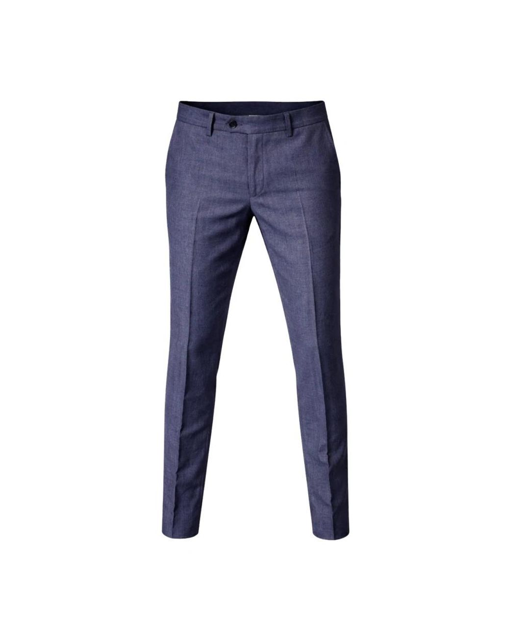 Franzese Collection Blue Suit Trousers for men