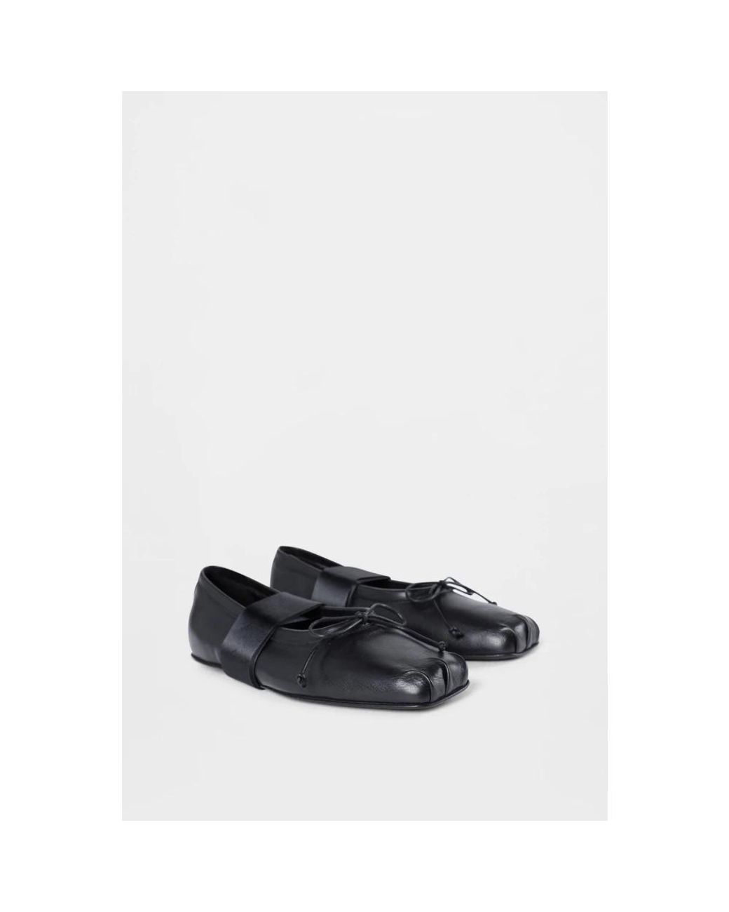 Ann Demeulemeester Blue Ballerina Shoes