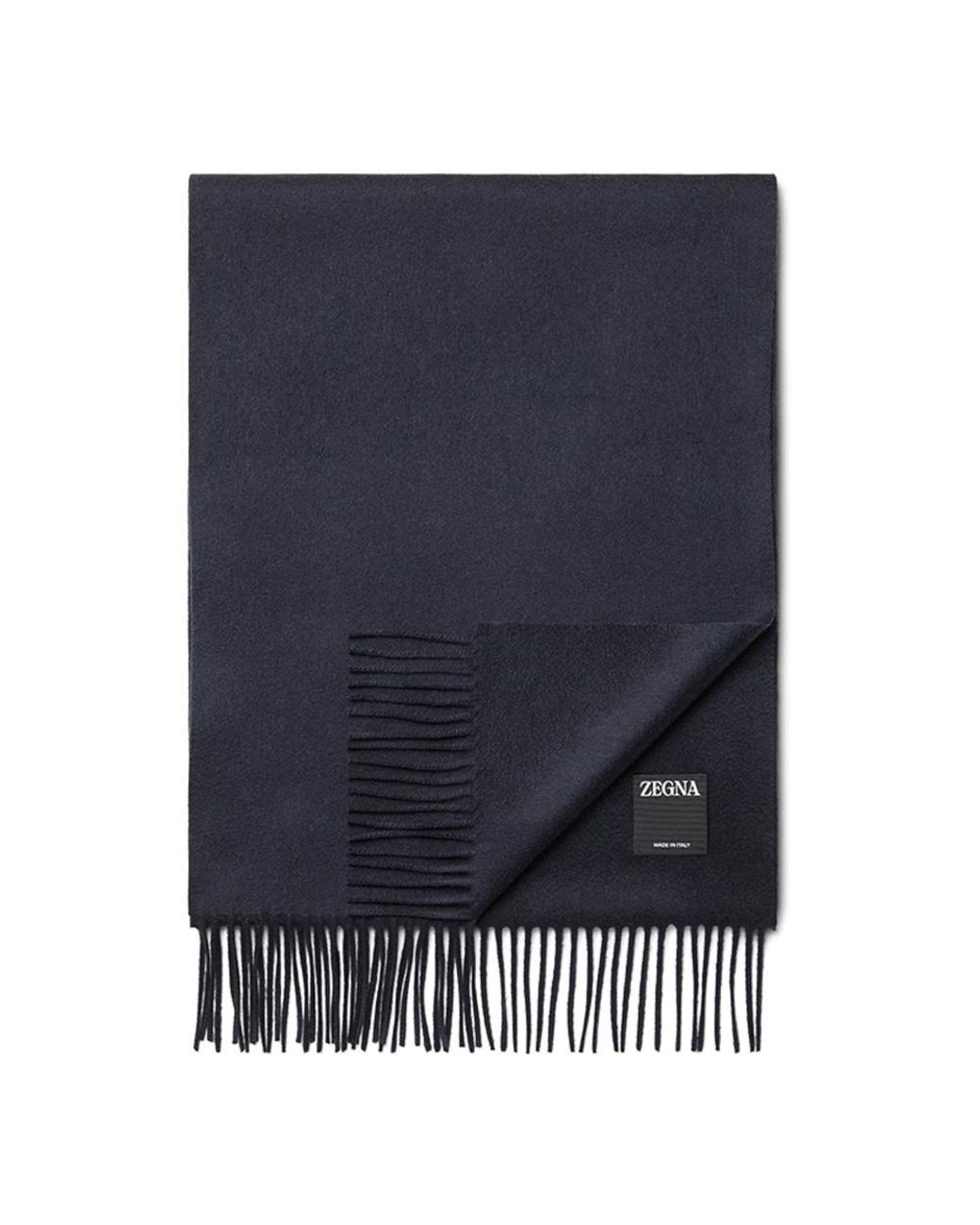 Zegna Blue Winter Scarves for men