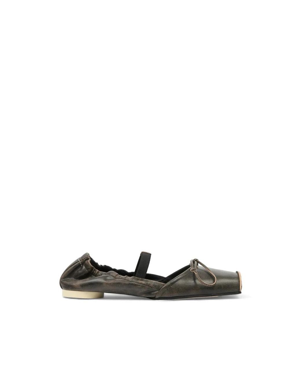 MM6 by Maison Margiela Black Ballerina Shoes