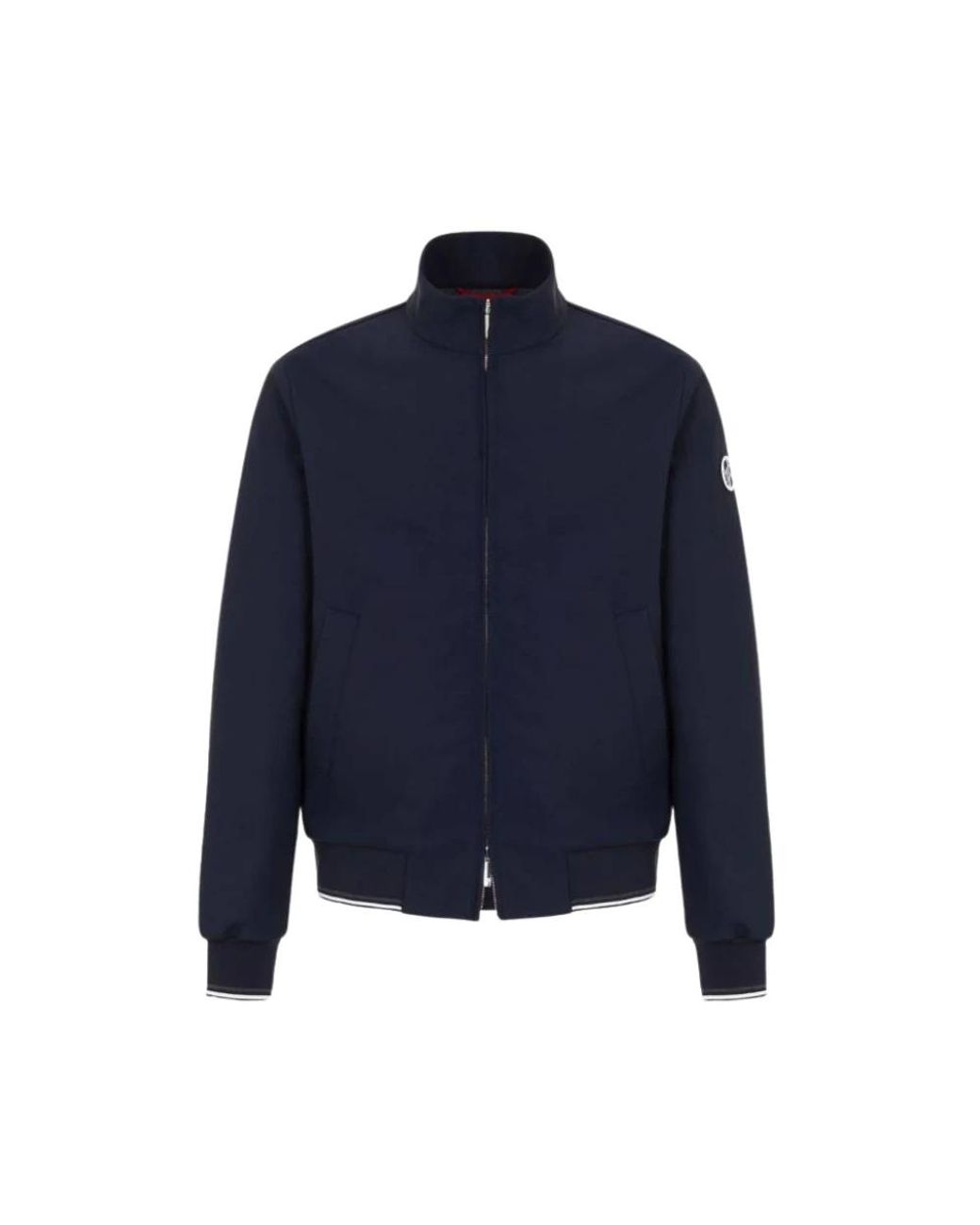 Carolina Herrera Blue Bomber Jackets for men