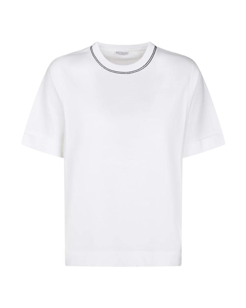 Brunello Cucinelli White T-Shirts
