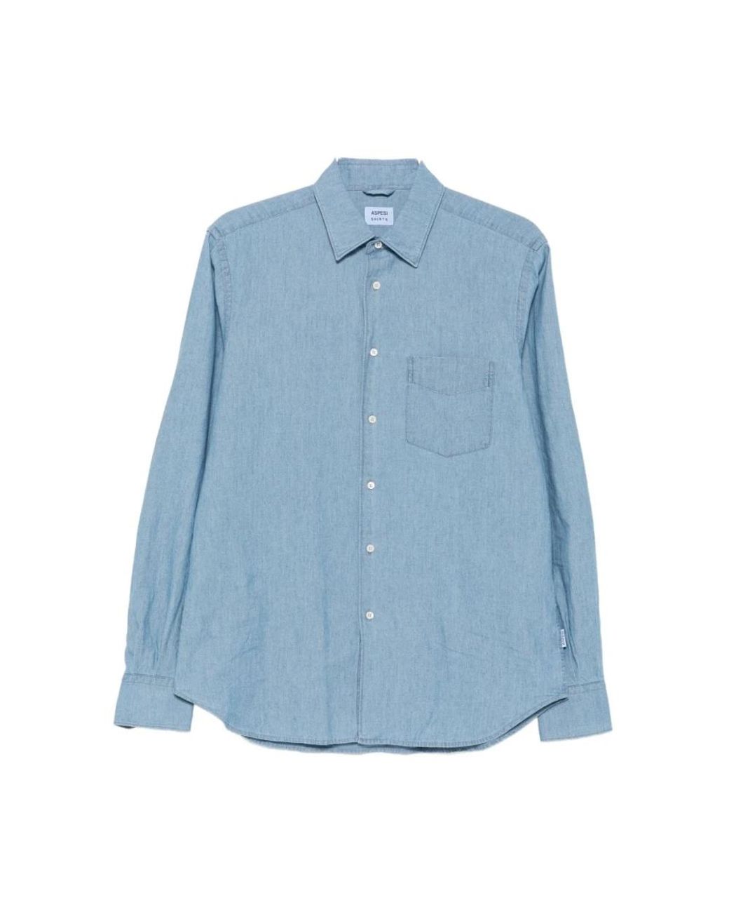 Aspesi Casual Hemden in het Blue voor heren