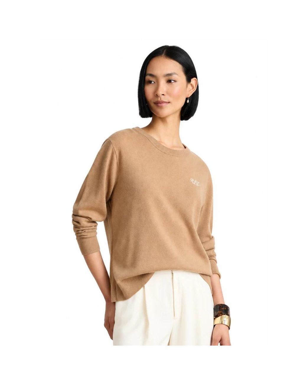 Ralph Lauren Brown Cashmere Knitwear