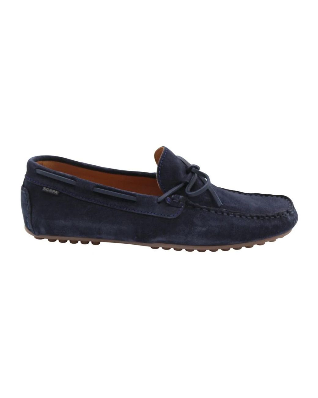 Scapa Blue Boat Shoes for men