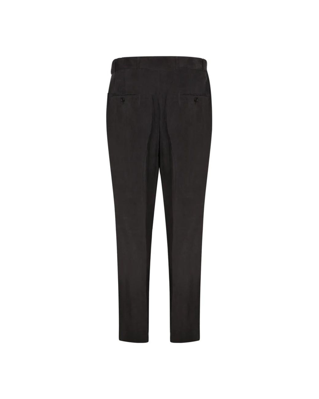 Officine Generale Black Suit Trousers for men
