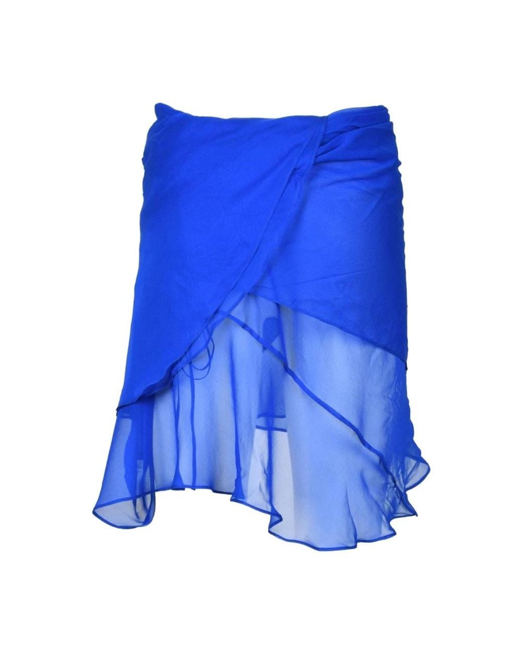 LAQUAN SMITH Blue Short Skirts