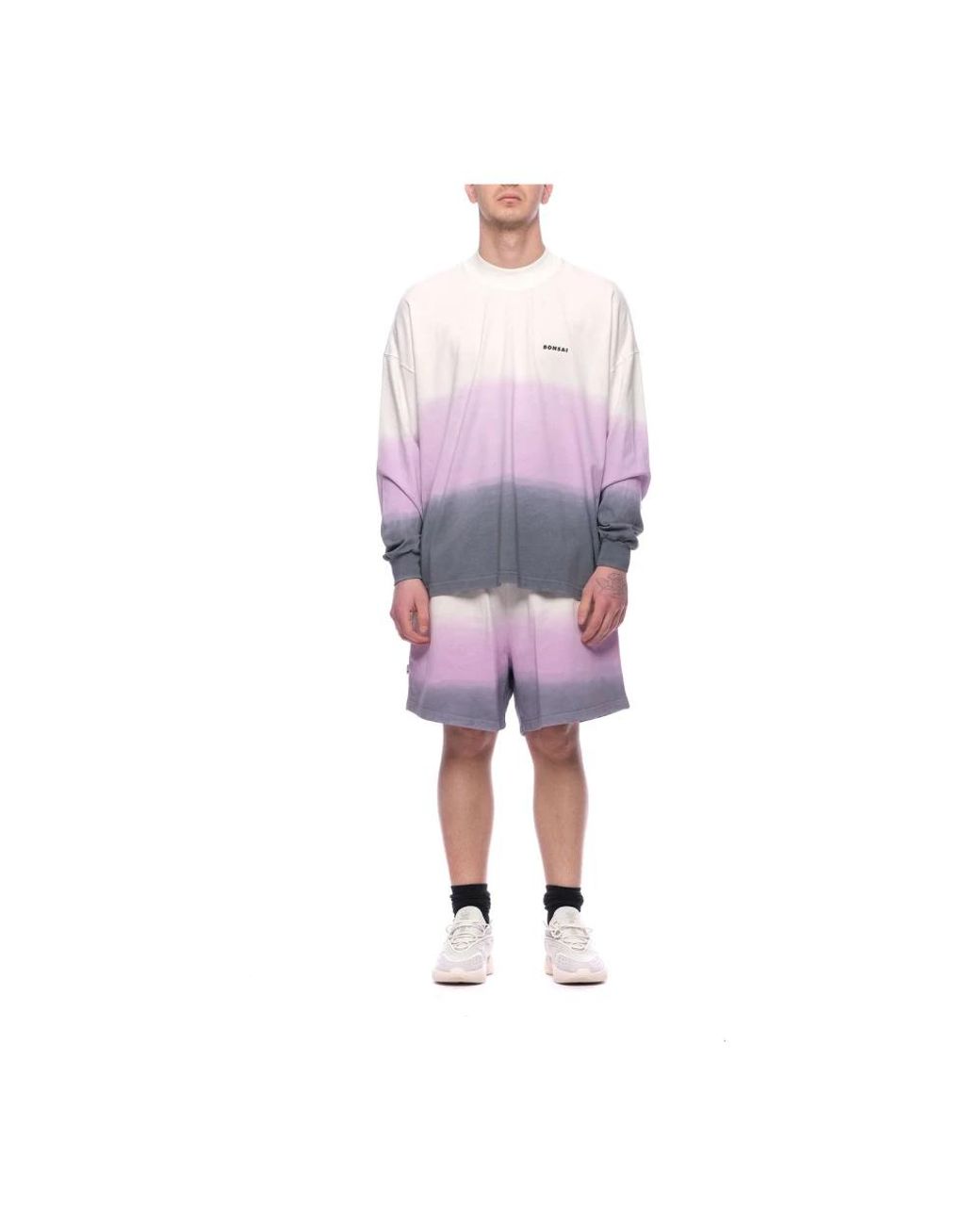 Bonsai Purple Long Sleeve T-Shirts for men