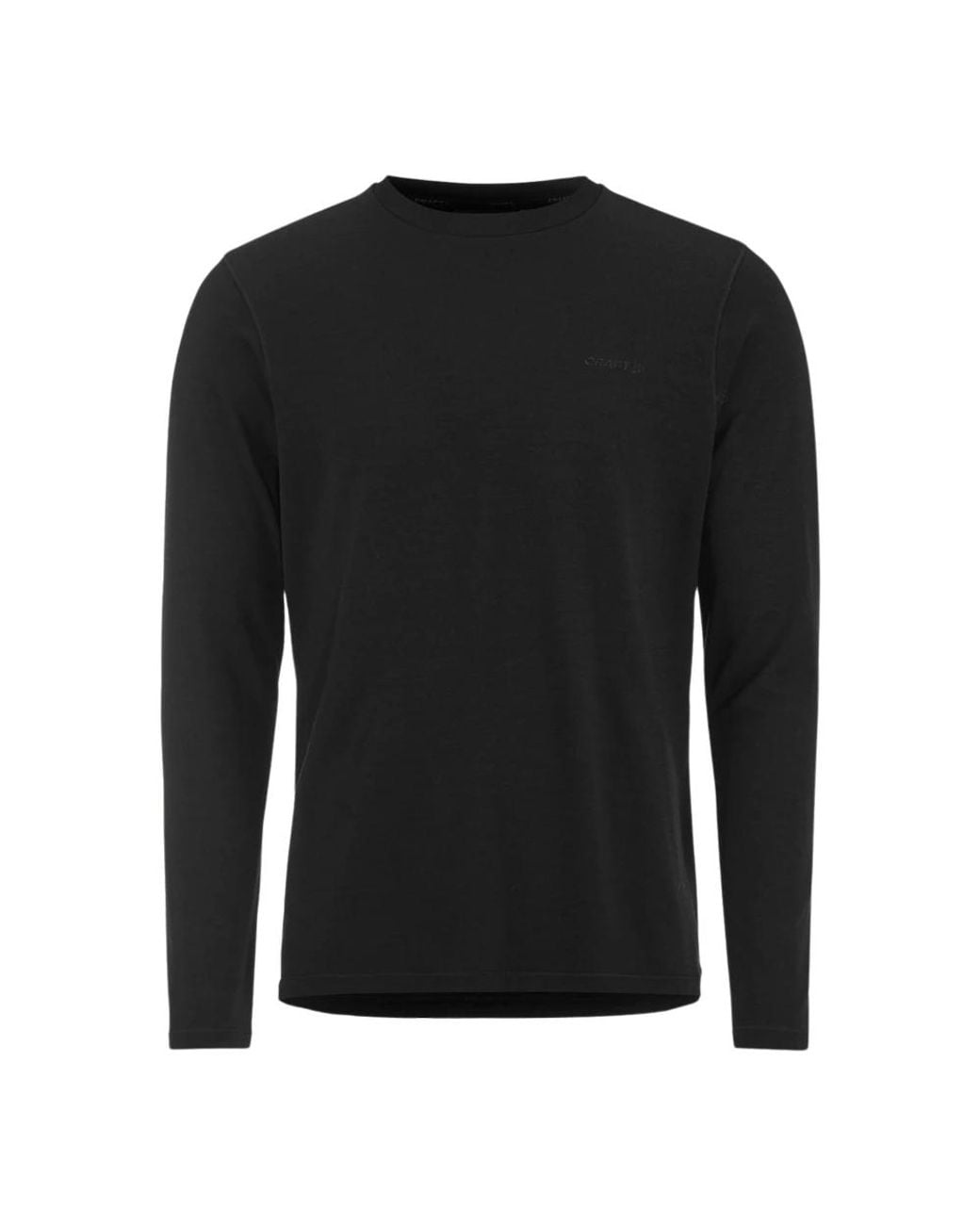 C.r.a.f.t Wool 95 Ls Cn in het Black voor heren