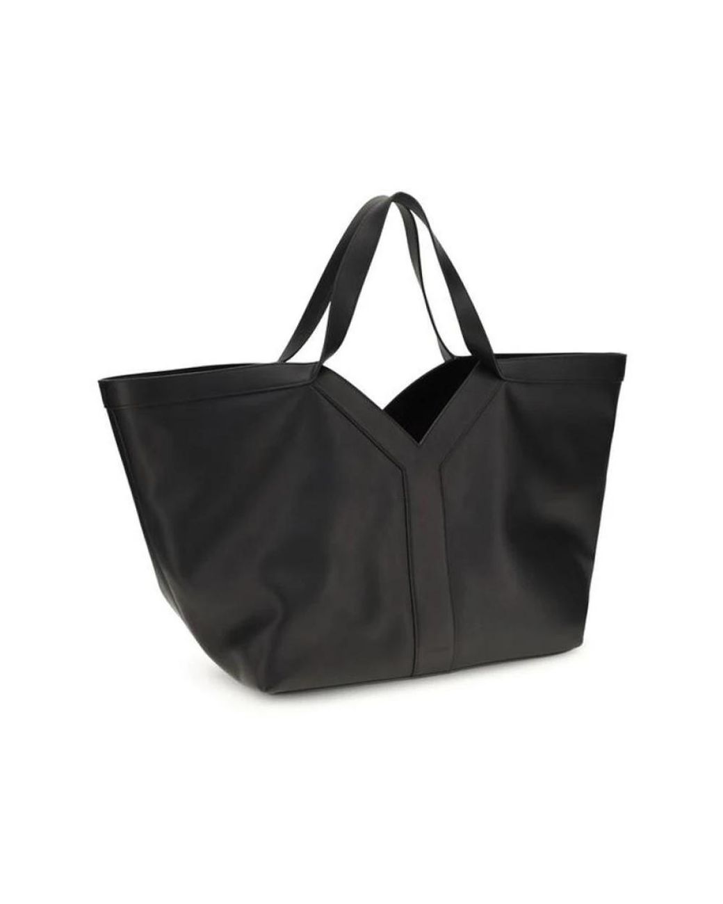 Tote Bags Saint Laurent de color Black